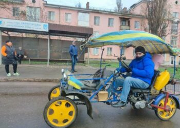 На вулицях Кривого Рогу помітили легкохідний баггі