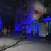 Вночі на проспекті Поля палав балкон