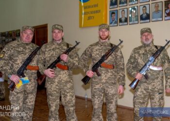 Мер Кам’янського Андрій Білоусов склав військову присягу   на вірність українському народові