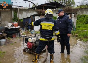 Оперативна інформація від надзвичайників щодо наслідків підтоплень у Дніпропетровській області станом на обід