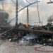 У Новомосковському районі горіла фура