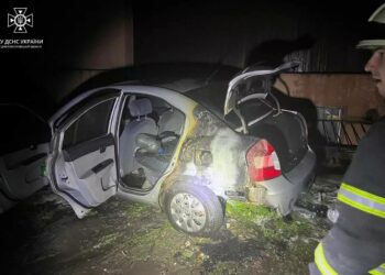 У Дніпрі в АНД районі вночі горів легоковик