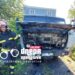 У Дніпрі чоловік підпалив КамАЗ, який було припарковано біля його двору