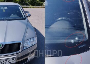 У Дніпрі невідомий стріляє по автівкам з пневматичної зброї: власник пошкодженого легковика полює на стрілка