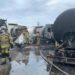 У Новомосковському районі згоріли бензовози
