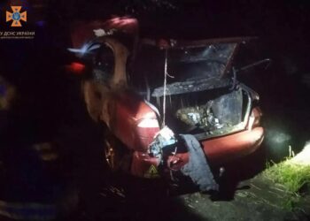 У Кривому Розі в автівці заживо згорів водій
