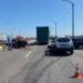 Аварія з чотирма авто на Кайдацькому мосту: постраждала 42-річна жінка