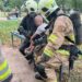У Нікополі на пожежі вогнеборці врятували дитину