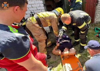 У Кривому Розі рятувальники дістали травмовану жінку з льоху