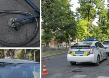 У Дніпрі зіштовшхулися легковик та велосипедист: постраждалий у лікарні