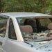 У Дніпрі фасад будинку обвалився на припарковану автівку