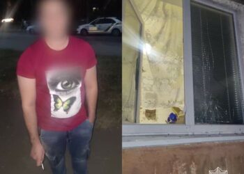 У Кривому Розі затримали хулігана, який розбив містянам вікна та втік