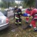 Потрійна ДТП у Кам’янському: водія звільняли з розтрощеної автівки