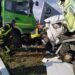 На Синельниківщині лоб в лоб зіштовхнулися самоскид і вантажівка: є загиблий та постраждалі