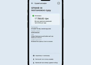 Сплатити штраф за адміністративне правопорушення тепер можна у “Дії”