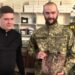 На козацькому коні з камуфляжним мішком. У Дніпрі гасили нову марку «Подарунки Святого Миколая»