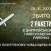 ППО збила дві ракети над Дніпропетровщиною під час ранкової ворожої атаки