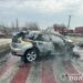 На трасі області Lexus влетів у блокпост: постраждав водій авто та поліцейський
