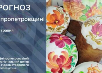 Яка погода буде протягом дня на Великдень по Дніпру та області