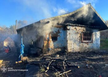 Троє малюків постраждали на пожежі у Кривому Розі