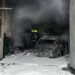 У Дніпрі внаслідок пожежі на СТО постраждав чоловік