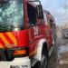 У Нікополі ворог повторно атакував рятувальників, які боролися із пожежею після обстрілів