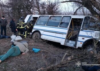 Моторошне ДТП з автобусом на Нікопольщині: постраждало 14 людей