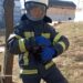 Хвилинка добра: на Нікопольщині рятувальники зняли котика з дерева