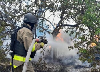 Обстріли Нікопольщини: пожежі та руйнування