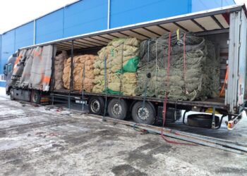 У Марганець доставили перші захисні сітки від ворожих дронів