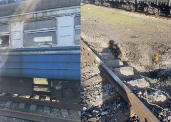 Атака на Нікопольську залізницю: рух обмежено через постійні обстріли