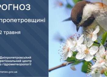 Прогноз погоди у Дніпрі та області на 12 травня