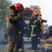 У Самарівському районі ліквідовують масштабну пожежу після атаки