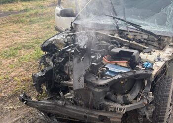 Росіяни знову атакували цивільне авто біля «кільця смерті» у Нікополі