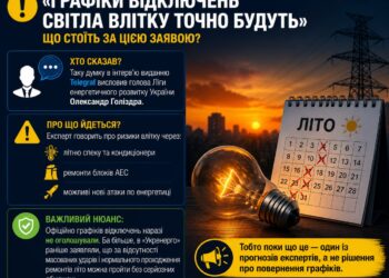Чи будуть відключення світла влітку:  повідомлення «Укренерго»