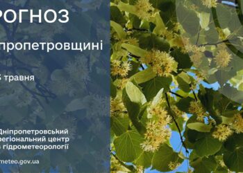 У Дніпрі та області 23 травня прогнозують грози, град і до +30°