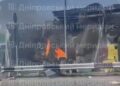 На трасі Павлоград — Покровськ знову атакували АЗС: виникла пожежа
