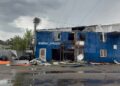 В Нікополі зруйновано шиномонтаж, тривають атаки на Нікопольщині