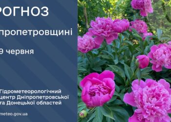 Прогноз погоди у Дніпрі та області на 19 червня