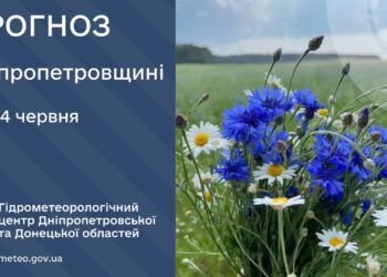 Прогноз погоди по Дніпропетровській області на 24 червня