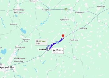 Між Софіївкою та Любимівкою російський БпЛА влучив у вантажний автомобіль