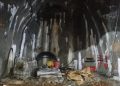 Це 13-й ствол Дніпровського метрополітену, технологічна шахта.