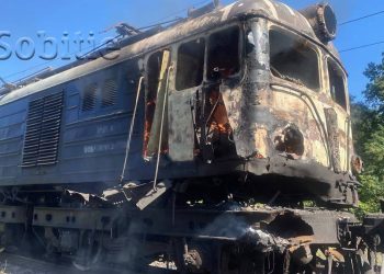Ворожий дрон атакував тепловоз у Кам’янському